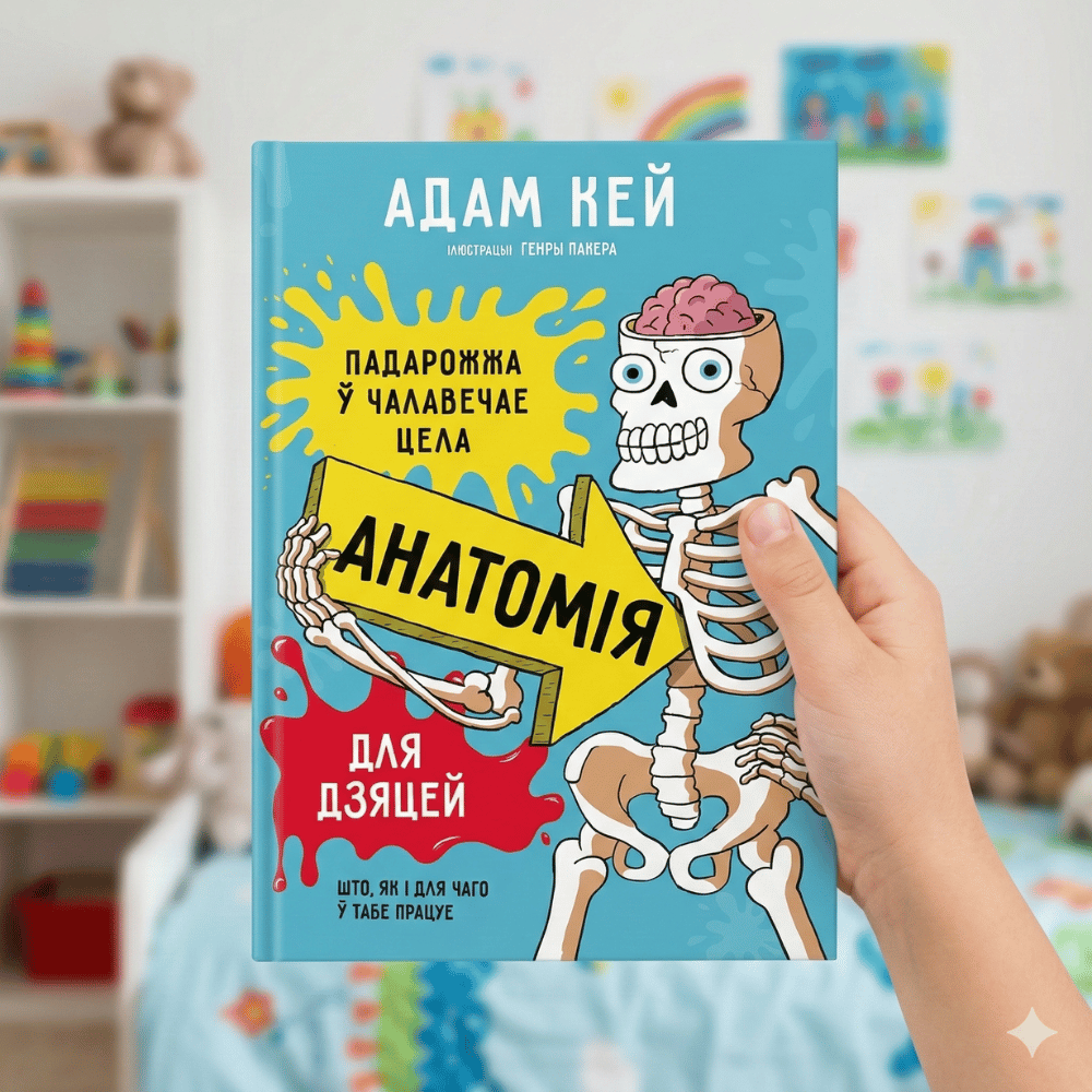 Дзіцячая "Анатомія" Адама Кея па-беларуску